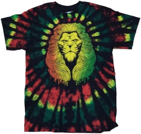 Rastafarian Lion Head Graphic T-Shirt - X-Large