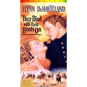 They Died with Their Boots On (Colorized) [VHS]