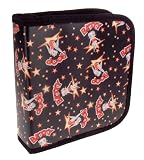 Betty Boop Lenticular CD Case / Wallet (Holds 24), Changing Image Pattern, Black