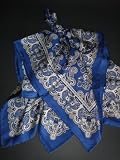 Large Scarf 36'' Prehispanicate in Navy