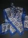 Large Scarf 36'' Prehispanicate in Navy
