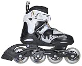 Powerslide Kinder Eisskate Phuzion 3 Urban, schwarz-wei&szlig;, 33-36, 902145/33