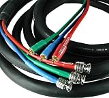 BetterCables 1M (3.28 ft) REFERENCE 3-Channel Silver Serpent Component Video Cable RCA/BNC