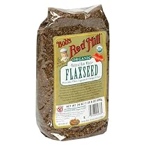Bob's Red Mill Organic Raw Whole Flaxseed Brown, 24-Ounce Packages (Pack of 4)