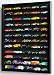 Hot Wheels / Matchbox / 1/64 scale Diecast Display Case Cabinet, Black