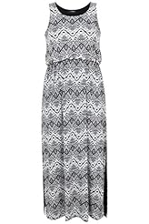Plus Size Petite General Print Jersey Maxi Dress 