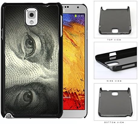 Benjamin Franklin 100 Dollar Bill Hard Plastic Snap On Cell Phone Case Samsung Galaxy Note 3 III N9000 N9002 N9005