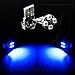 TGP T10 Blue 4 LED SMD License Plate Wedge Light Bulbs Pair 2003-2013 Compatible with Infiniti G35 G37 (ALL)