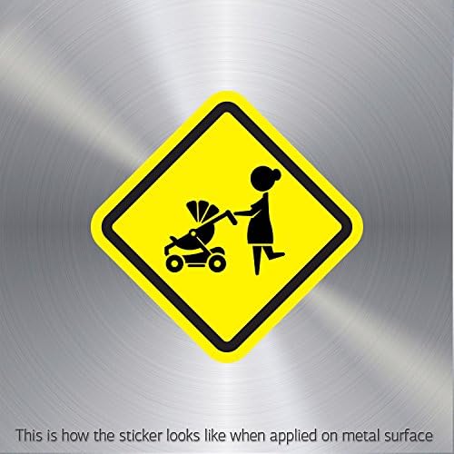 Sticker Mother Maternity Inside Sign waterproof Laptop Specialty Motorbike (10 X 10 In)
