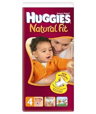 Huggies Natural Fit Size 4 - 46pk
