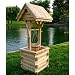 Outdoor garden wishing well natural wood yard decor
