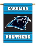 NFL Carolina Panthers 2-Sided 28-by-40-Inch House Banner