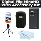 Digital Flip MinoHD M31120B Camcorder 3rd Generation NEWEST MODEL Kit Includes Flip MinoHD M31120B + Slim Protective hard Case + Mini Flexible Tripod + Clear LCD Screen Protectors + BP MicroFiber Cleaning Cloth 513XmKEnSvL. SL160 Digital Flip MinoHD M31120B Camcorder 3rd Generation NEWEST MODEL Kit Includes Flip MinoHD M31120B + Slim Protective hard Case + Mini Flexible Tripod + Clear LCD Screen Protectors + BP MicroFiber Cleaning Cloth