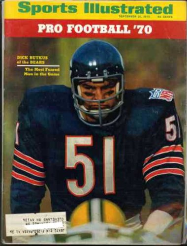 Sports Illustrated Magazine September 21, 1970 (Dick Butkus Chicago Bears cover)