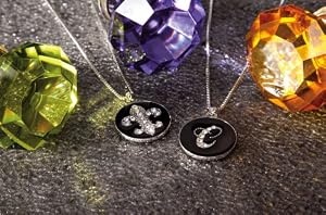 Rhinestone Monogram Necklaces
