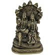 Hindu Religious Statue Vishnu Lakshmi Brass Figurine
