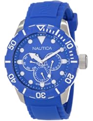 Nautica Unisex N13649G NSR 101 Multi- South Beach Classic Analog with Enamel Bezel Watch
