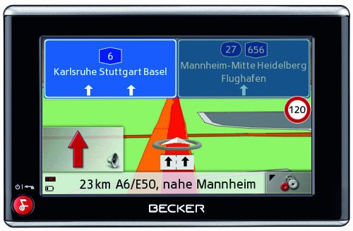 Becker Traffic Assist Special Edition Z108 Navigationssystem (10,9 cm (4,3 Zoll), TMC, Kartenmaterial Europa 40 Länder, Fahrspurassistent, 3D-Geländeansicht)