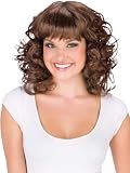 Poof Bangs Brown Wig Curly Wig Theatre Costumes Wigs
