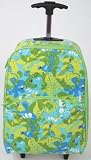 Wheeled Kids Luggage, Rolling Upright Suitcase. Measures : 50x30x12cm. 20x12x5". Selvatic Collection. Waterproof Exterior.