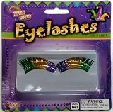 Mardi Gras Colored Lashes Small Eyelashes
