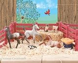 Breyer Stablemates Kitten and Foal Play Set