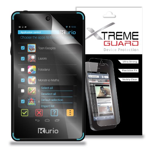 XtremeGuardTM Kurio Touch 4S Model 96201 Tablet Screen Protector (Ultra Clear)