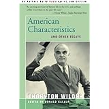 american characteristics and other essays