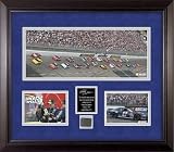 Rusty Wallace Framed 2004 Advance Auto Parts 500 Champion Mini Panoramic Photo w/ 8x10 Photos and Race-Used Tire