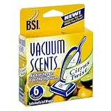 BSI Vacuum Scents Air Fresheners for the Vacuum, Citrus Twist, 12 Count Box (Pack of 2)