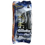 Gillette CustomPlus Razors, Pivot Ultragrip with Natural Oils, 10 Razor Packages (Pack of 3)