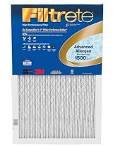 3M AA03DC-6 Filtrete Advanced Allergen Reduction Filters 20x25x1 Inches, 6-Pack