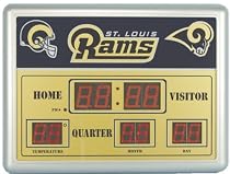 St. Louis Rams Lg Scoreboard Clock