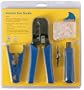DataShark 70016 Network Bundle with Universal Stripper, All-in-One Data/Phone Tool, Non-Impact 110 Punchdown tool, and 10 RJ11 Plugs