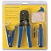 DataShark 70016 Network Bundle with Universal Stripper, All-in-One Data/Phone Tool, Non-Impact 110 Punchdown tool, and 10 RJ11 Plugs