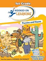 Puzzles and Mazes: 1st Grade (Hooked on Learning) (Hooked on Learning)