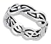 Gent's 5/16 (8 mm) Sterling Silver Celtic Knot cut-out Band