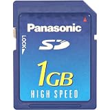 Panasonic 1GB High Speed SD Memory Card ( RPSDQ01GU1A )