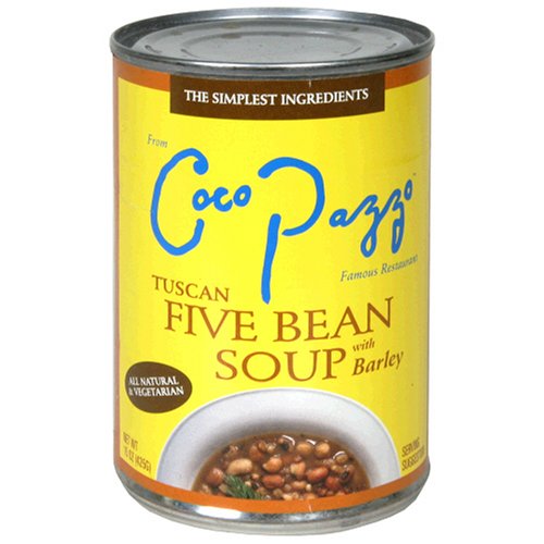 Coco Pazzo Tuscan Five Bean Soup, 15-Ounces (Pack of 12) by Coco Pazzo