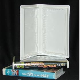 10 Empty Standard White Vinyl Replacement Disney VHS Boxes #VHBV30DW (Cases, Tapes, Clamshell, Clam Shell)