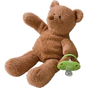 BinkiBear The Original BinkiBear with Pacifier and Teether