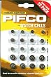 Pifco Watch Battery (Standard Assortment) AG1 AG3 AG4 AG12 & AG13 Button Cells