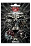ゴシック『Death《死神》』缶バッジ4個セット
