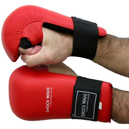 Back-fist sparring gloves - Red