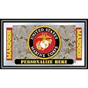Personalized United States Marine Corp Logo Framed Mirror