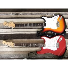 Xbox 360 Rock Band Wireless Fender Wooden Stratocaster Replica