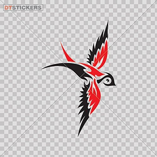 Sticker Swallow durable Boat rain forest Animals Feeding (13 X 8,32 Inches) Fully Waterproof Printed vinyl sticker