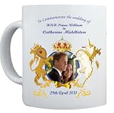 Prince William and Kate Middleton WEDDING Commemorative Coffee Mug Cup #4- 29th April 2011 - Ideal gift as a Collectors Item - Affordable Gift for your loved one! (RC-DIS-4W)