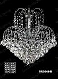 Chandelier 30% lead Crystal # SR2047D18a Size W20 x H24