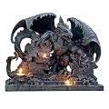 Gro�er Drachen Deko Figur Teelichthalter